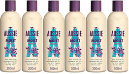 Aussie Miracle Moist Shampoo 6 x 300 ml-Pack of 6