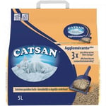 animaux CATSAN - Litière Minérale Agglomérante pour Chat 5L - Lot De 2 - Livraison Offerte