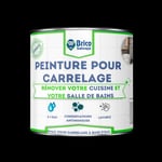 Peinture pour Carrelage de Salle de Bain et Cuisine Matte Noir Ébène 4 L, Haute Adhérence, Application Facile BRICOSALVAJE