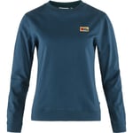Fjällräven Womens Vardag Sweater (Blå (STORM/638) X-large)