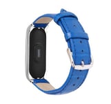 Xiaomi Mi Band 5 PU Leather Strap Blue