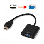 Adaptateur HDMI vers VGA HQ (mâle vers femelle) Pour PC,  Moniteur, projecteur