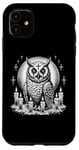 iPhone 11 Sacred Satanic Owl with Candles | Dark Ritual Owl Witchcraft Case