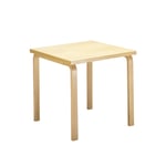 Artek - Aalto Bord 81C, Vit laminat, Klarlackad - Spisebord - Alvar Aalto - Hvit - Tre