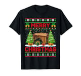 Xmas Tree Ugly Style Santa Musical Marimba Christmas T-Shirt