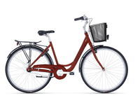 Tunturi Uptown Dam 50 cm Röd Cykel - Standard Cykel