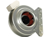 SYSTEMAIR Kanalfläkt K100 EC Sileo med potentiometer (0-10V), luftvolym max. 321 m³/h eller 250 m³/h vid 200 Pa, 1x230V, 50-60 Hz, 83 W.