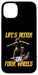 Coque pour iPhone 14 Plus Skateboard Lovers Skater Board pour hommes