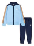 Nike Kids Boys Tricot Tracksuit - Navy, Navy, Size 4-5 Years