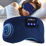 Musicozy Sleep Headphones Bluetooth Eye Mask,Soft Sleep Mask Headphones -100% Blackout Sleep Masks with Thin Speakers & 14Hrs Playtime for Long Time of Comfortable Sleeping,Unisex Gifts for Men Women