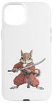 Coque pour iPhone 15 Plus Anime Samurai Squirrel Warrior Kids