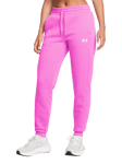 Under Armour Ultra Soft Joggers, Vivid Magenta/White