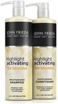 John Frieda Sheer Blonde Highlight Activating Moisturising Shampoo and Duo Value