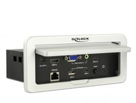 DELOCK – Multi-AV to HDMI Converter 4K 60 Hz for table mount (87733)