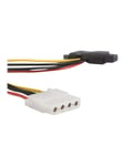 StarTech.com SATA to LP4 Power Cable Adapter with 2 Additional LP4