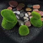 Marimo Moss Balls Artificial Grass Stones Turf Mini Fairy Garden Green S