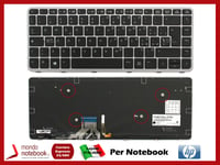 Clavier Italien HP Elitebook Folio 1040 G2 Minuterie Du Rétro-éclairage Frame