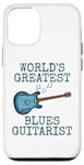 Coque pour iPhone 13 Le plus grand guitariste de blues du monde, guitare