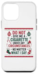 iPhone 12 mini Funny Christmas Holiday Quitting Bad Habits Design Case