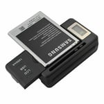 Universal Phone / Camera Battery External Charger & USB Port - Desktop Charger