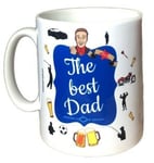 The Best Dad Fathers Day Or Dads Birthday Mug. Father’s Day Mugs. Dad Gift Ideas