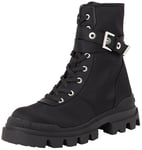 Desigual Shoes 4 Bottes en Nylon pour Femme Tendance, Noir, 36 EU