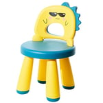 Chaise De Bureau En Plastique Pour Bébé - Tabouret Enfant - Confortable Légère Et Robuste - Adapté De 2 À 6 Ans - Facile À Nettoyer - Assise Ergonomique - Design Dinosaure - Plusieurs Coloris