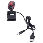 USB Webcam Qiilu 2.0 USB 300,000 Pixels HD Web Camera with 360 Degree Rotation Camera,Built-in Mic for LCD Screen Laptop Skype/MSN/ICQ Night Vision