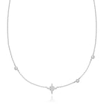 ANIA HAIE SILVER EIGHT-POINTED STAR CZ NECKLACE N065-02H