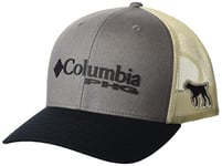 Columbia PHG Logo Mesh Snap Back Cap, Iron/Dog, One Size