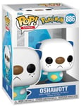 FUNKO POP! - FIGURINE POKEMON - 0886 - OSHAWOTT (OTTARO)