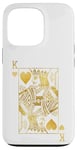 Coque pour iPhone 13 Pro Cartes de poker Lucky Knight King of Hearts Game Casino