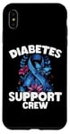 Coque pour iPhone XS Max Diabetes Support Crew Month Ribbon Type1 T1D Type 2 T2D Mom