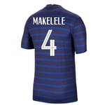 2020-2021 France Home Football Soccer T-Shirt (Claude Makelele 4)