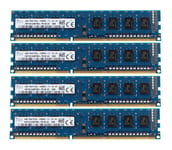 4PCS SK Hynix 4GB 1Rx8 PC3L-12800U DDR3L 1600Mhz DIMM RAM Desktop Memory RAM !DD