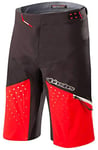 Alpinestars Drop Pro Shorts, Black/Red, Size (32)