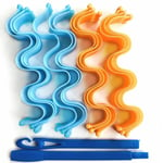 12PCS Hair Curlers Durable Beauty Spiral Hair Curlers Hair Rollers No Heat D Gfl