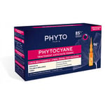 Soins cheveux Phyto  PHYTOCYANE tratamiento anticaída reacción mujer 12 x 5 ml