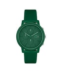 Lacoste Chronograph Quartz Watch for Men with Green Silicone Bracelet - 2011245