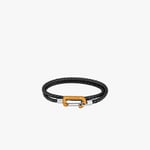 Lacoste Bracelet Matt Taille M Noir And Orange