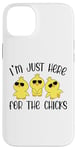 Coque pour iPhone 14 Plus I'm Just Here for the Chicks - Adorable poussin de Pâques