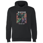 Jurassic Park World Four Colour Faces Hoodie - Black - XXL