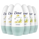 Dove Go Fresh Pear & Aloe Vera Anti-perspirant Deodorant Roll On Pack of 6 50...