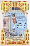 VéLO/CYCLES POTIER Rekt - POSTER HQ 80x110cm d'une AFFICHE VINTAGE