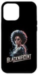 Coque pour iPhone 12 Pro Max Blacknificent Black Pride African Roots Hommage Art