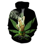 ZHRDRJB 3D Imprimé Hoodies,Unisex Pullover 3D Print Tobacco Beauty Hoodie Sweatshirt Couple Novelty Outerwear Survêtements Hip Hop Cool Streetwear with Pocket,XL