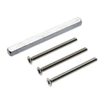 EDI - Kit de fixation porte Nr.30 63-67mm M6x75 carré.8x130mm