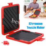 Microwave Toastie Maker Microwavable Sandwich Toasted Waffle Machine Easy Snacks