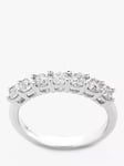 Mogul 18ct White Gold Round Brilliant Diamond Eternity Ring, 1ct