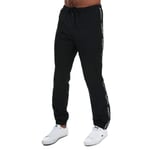 Lacoste Mens SPORT Tape Detail Track Pants in Black material_polyester - Size X-Small